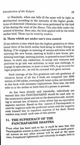 Biorhythms Of Natal Moon (Mysteries of Pancha Pakshi)  By Prof U.S. Pullipani [RP]