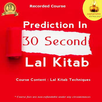 Prediction In 30 Second - Lal Kitab  (Recorded Course)