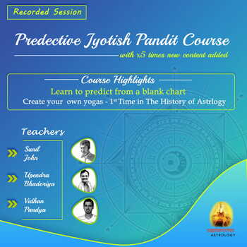 Recorded Session - Super Predictive Jyotish Pandit Course - Level 1