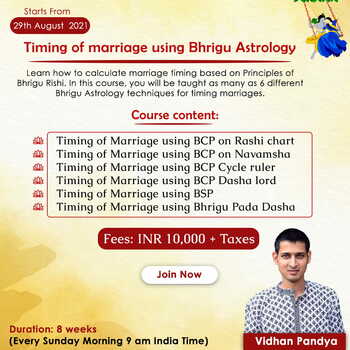 Timing Of Marriage Using Bhrigu Astrology