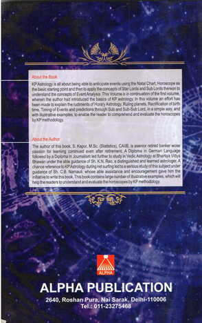 Elements Of K.P.Stellar Astrology  (Vol 1&2) by S.K. Kapoor [AP]