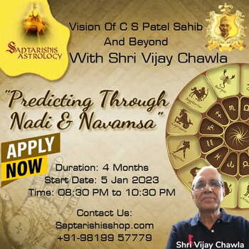 Predicting Through Nadi & Navamsa C S Patel Techniques Further Research