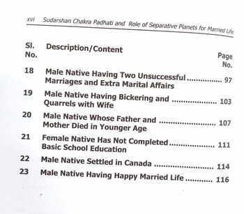 Sudarshan Chakra Padhati and Role of Separative Planet For Married Life by Deepak Bhardwaj sagar publications astrology books