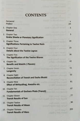 Gochar Phaladeepika (Torch On Transit Of Planets) By U S Pulippani  [AP]