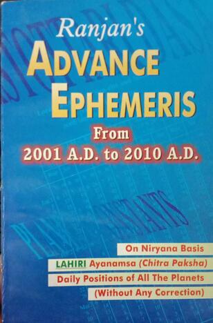 RANJAN'S ADVANCE EPHEMERIS