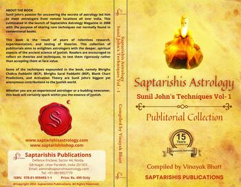 Saptarishis Astrology Magazines-Sunil John Techniques Vol-1 Compiled by Vinayak Bhatt