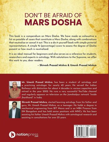 Donâ€™t be afraid of Mars Dosha: A step by step illustrated guide for Non-Astrologers and experts alike