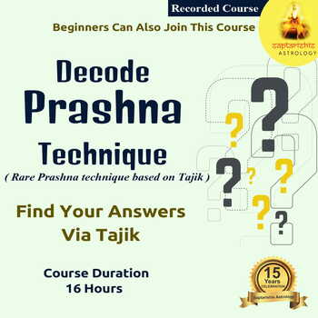 PRASHNEEYAM - Horary Astrology Prashna Jyotish Course