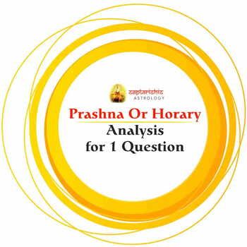 Prashna Or Horary Analysis for 1 Question