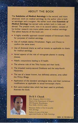 Subtleties of Medical Astrology By Dr K S Charak [UP]