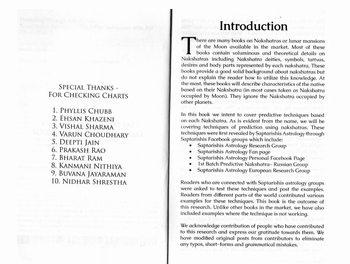 Predicting Through Nakshatras (Part 1) - 42 Predictive Techniques Tested On 258 Horoscopes, Research Guided by Sunil John  [SA]