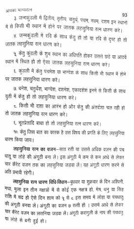 Aapka Bhagya Ratna [Hindi] by Kishanlal Sharma [AP]