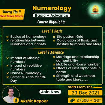 Numerology (Basic + Advance)- Akshit Kapoor