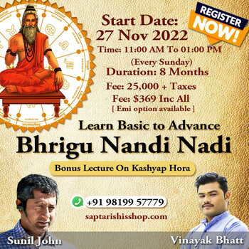 Basic to Advance Bhrigu Nandi Nadi English Batch