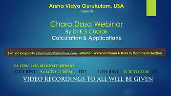 Chara Dasa Webinar By Dr K S Charak [AVG]