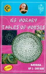 K P Horary Tables Of Houses [KP]