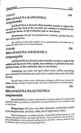 Yogaarnava - Yogas in Indian Astrology by V.S. Kalyanraman [CBH]