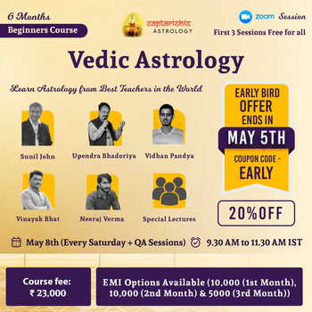 Recording - Beginners Course In Vedic Astrology Level 1