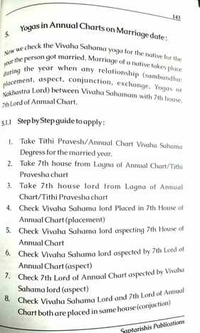 Timing Of Marriage Tested Techniques by N.V Raghunath Rao [SA]