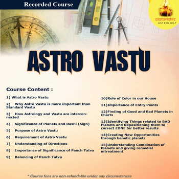 Recording: Astro Vastu by Shri Hanish Bagga [SA]