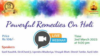 Powerful Remedies of Holi - Webinar by Saptarishis Astrology