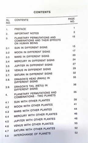 Fortune Telling From The Permutation And Its Combination Of The Planets by R.G. Rao