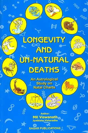 Longevity and Un-natural Deaths by M.K. Vishwanath sagar publications astrology books