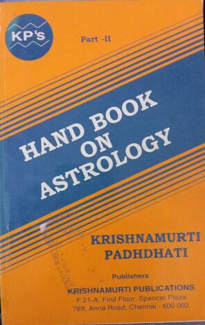 HAND BOOK ON ASTROLOGY Part-II