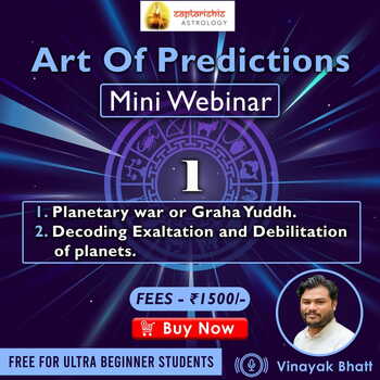 Art of Prediction - Mini Webinar by Vinayak Bhatt