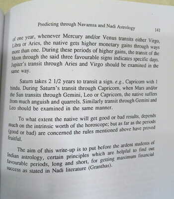 Predicting Trough Navamsa Nadi Asrology by Shri. C S Patel sagar publications astrology books